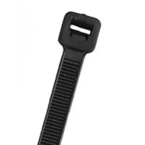 11.8" Cable Ties, 50 LB, Black, 100 pack