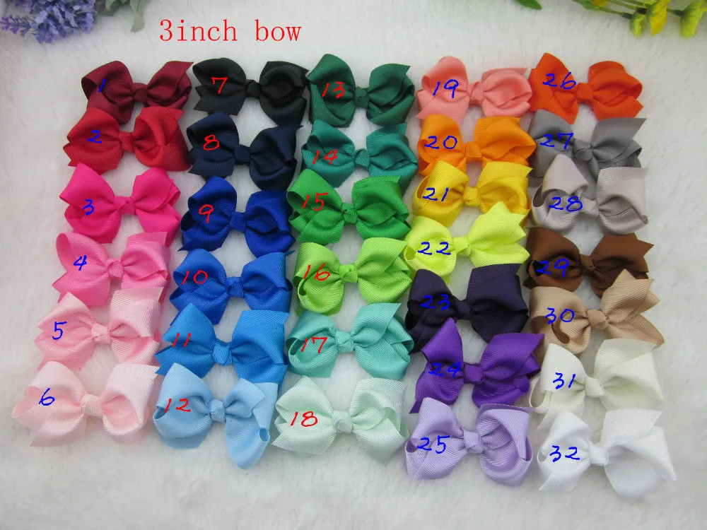 3 Inch bow nylon headbands