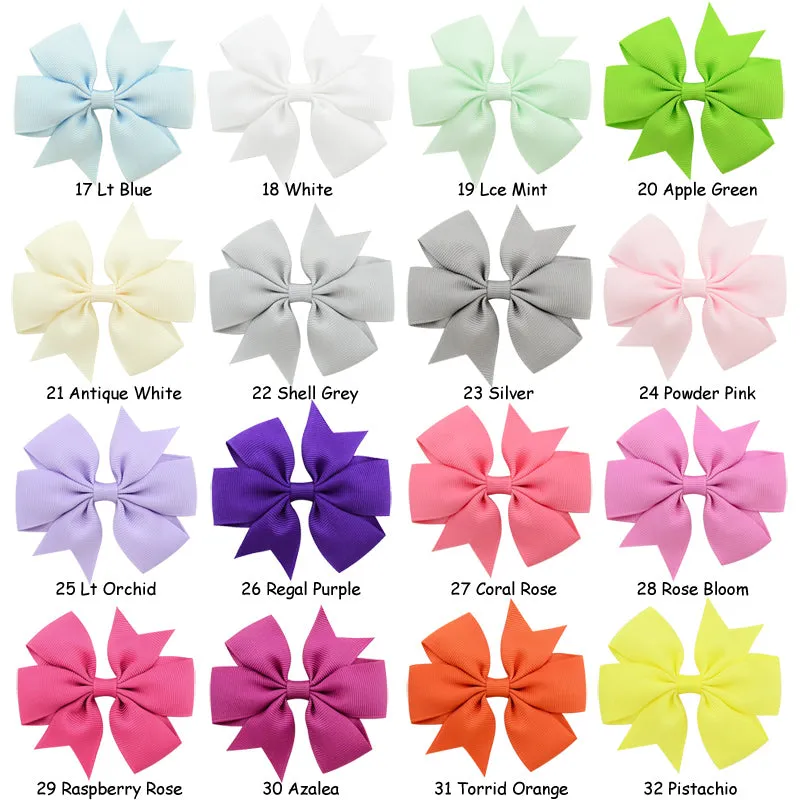 3 Inch double Pinwheel Bows on Nylon Headband