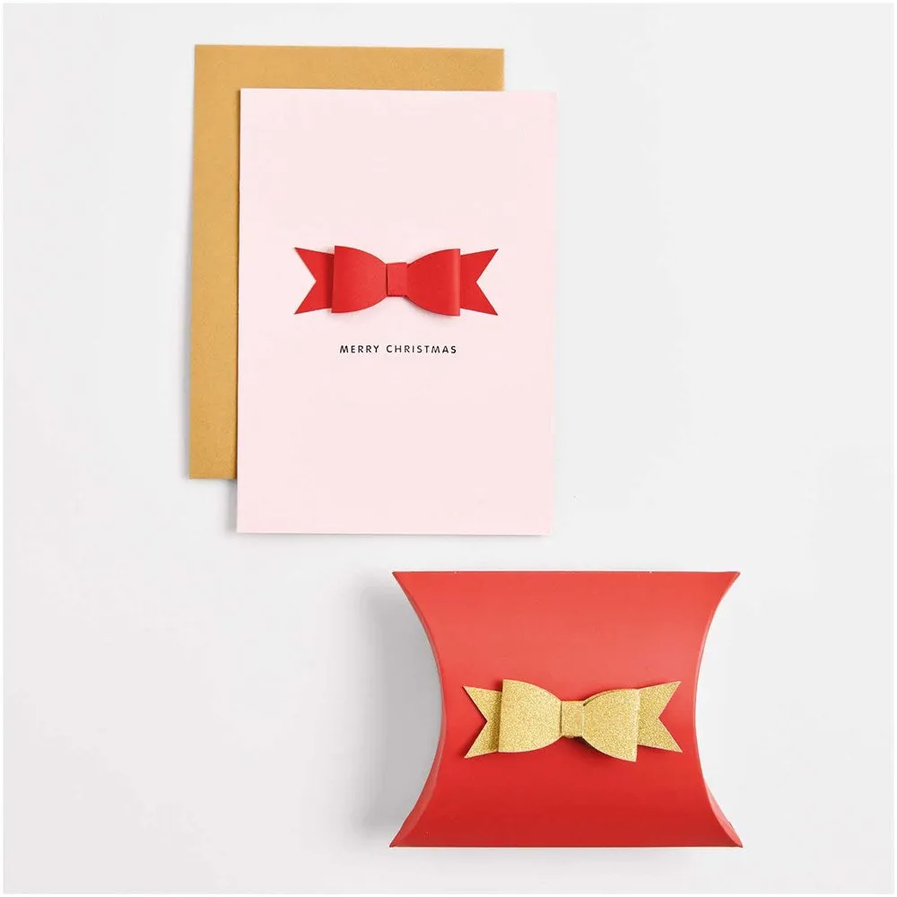 3D Stickers Bows Red