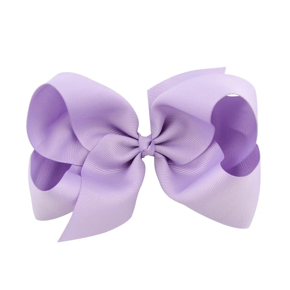 4 Inch bows hair clips