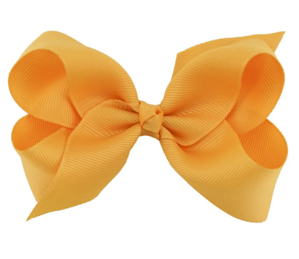 4 Inch bows hair clips