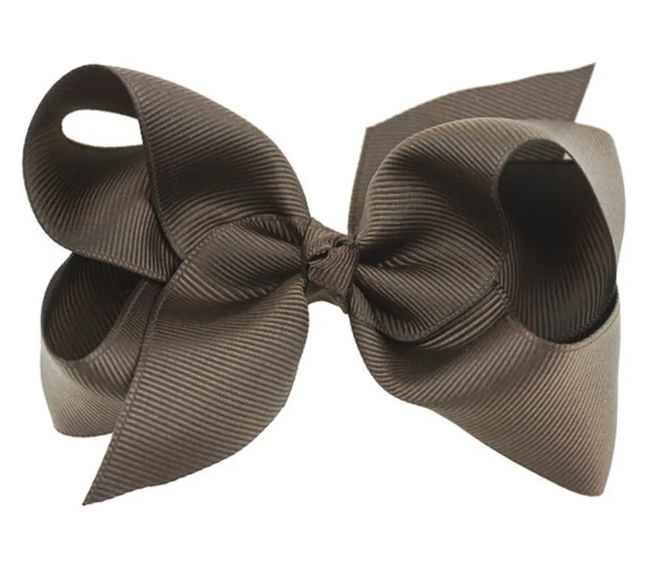 4 Inch bows hair clips