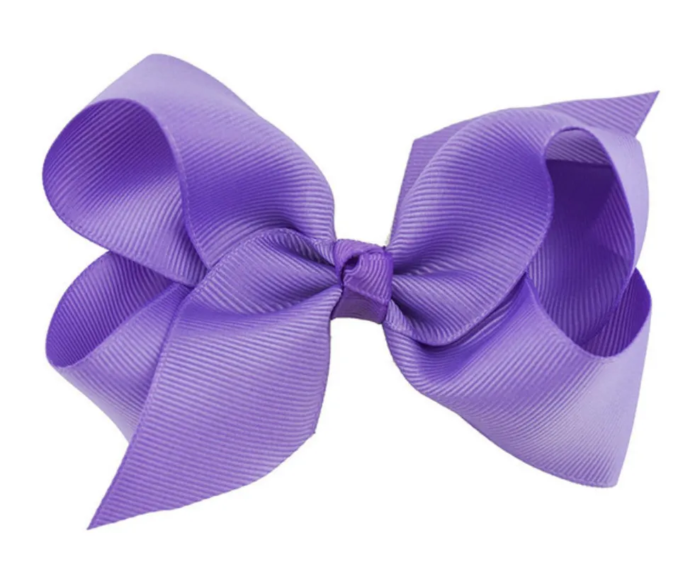 4 Inch bows hair clips