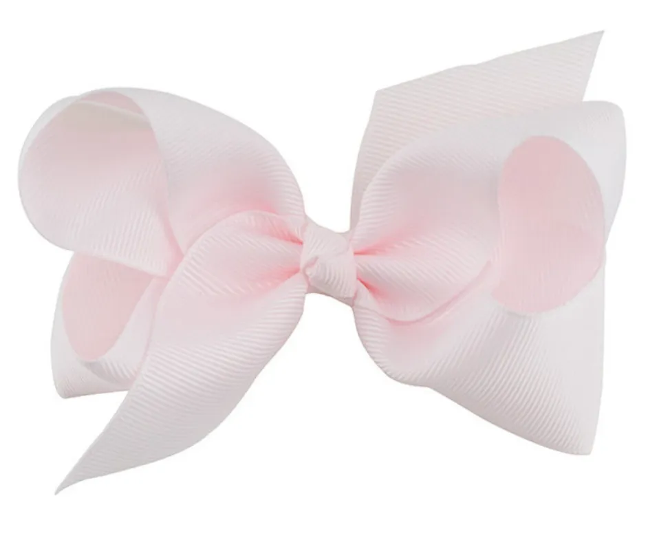 4 Inch bows hair clips