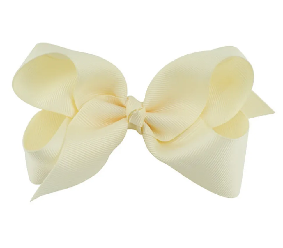 4 Inch bows hair clips