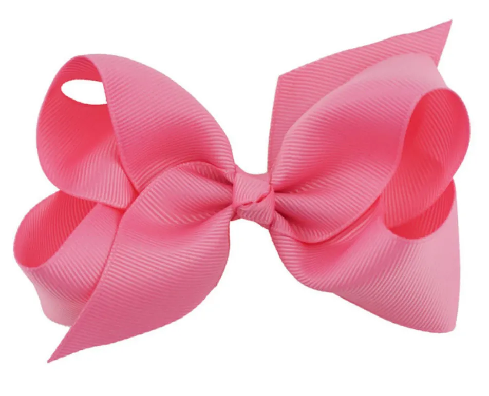 4 Inch bows hair clips