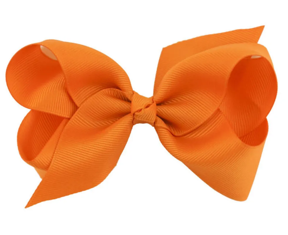 4 Inch bows hair clips