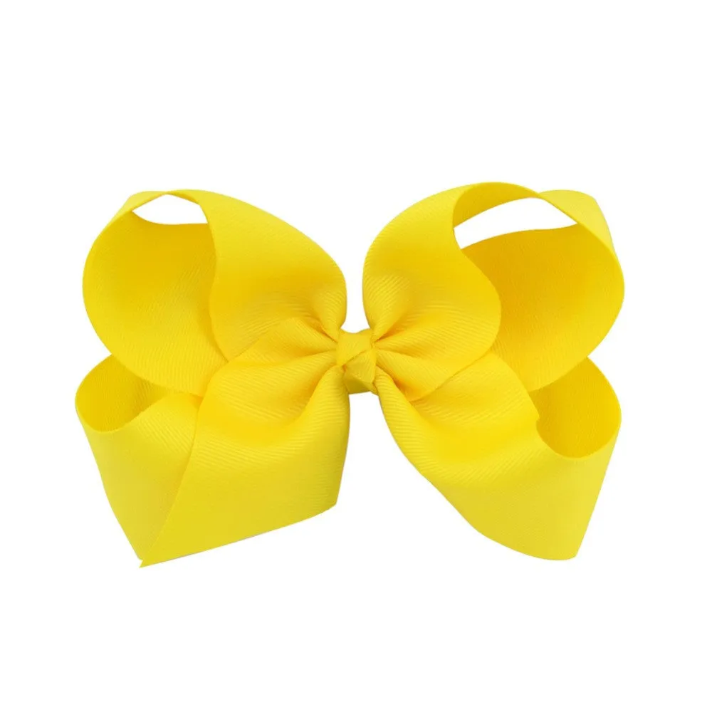 4 Inch bows hair clips