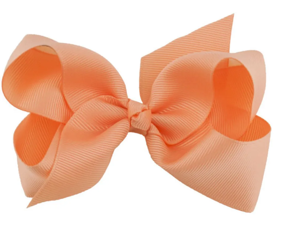 4 Inch bows hair clips