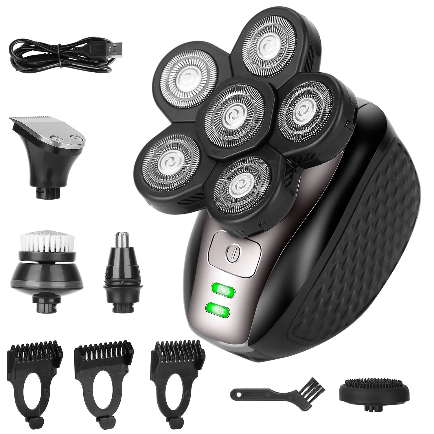 5-in-1 Electric Razor For Bald Men