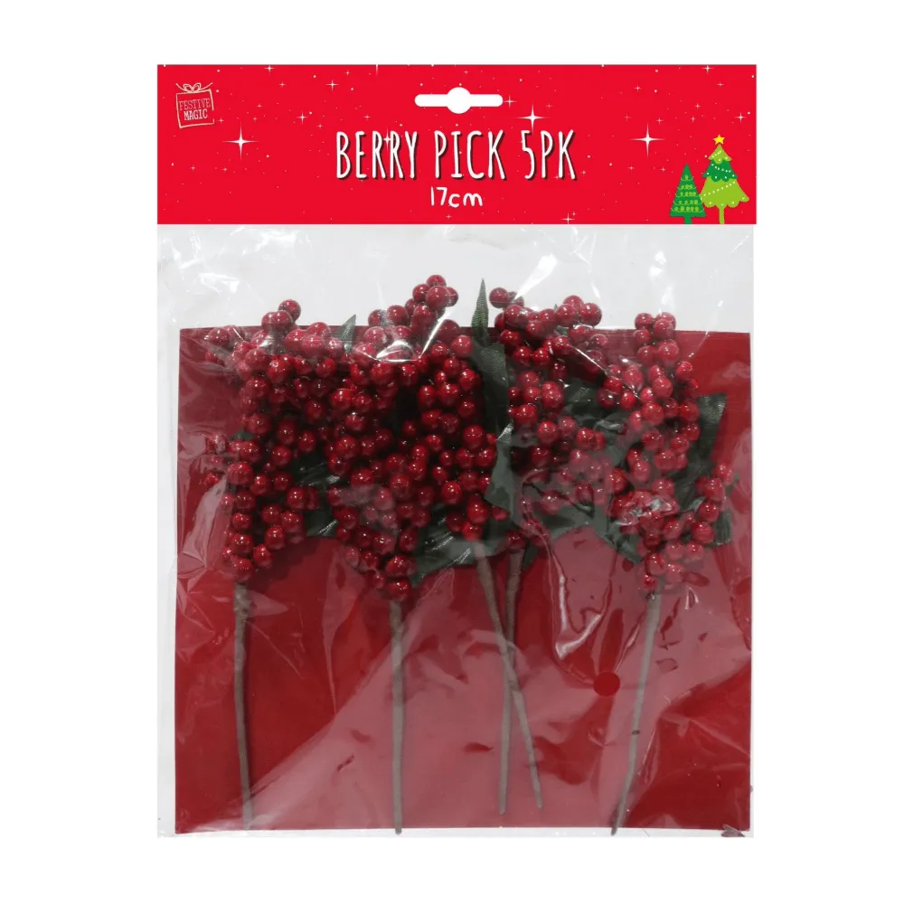 5pk Berry Pick Asst (17cm)