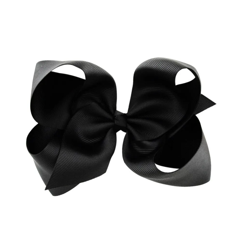 6 Inch bow hairclips