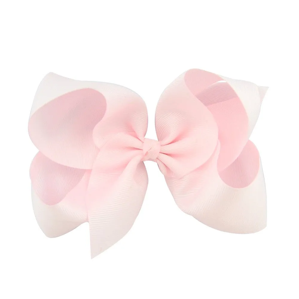 6 Inch bow hairclips