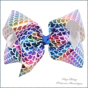 7-8 Inch Mermaid bow Hairclips