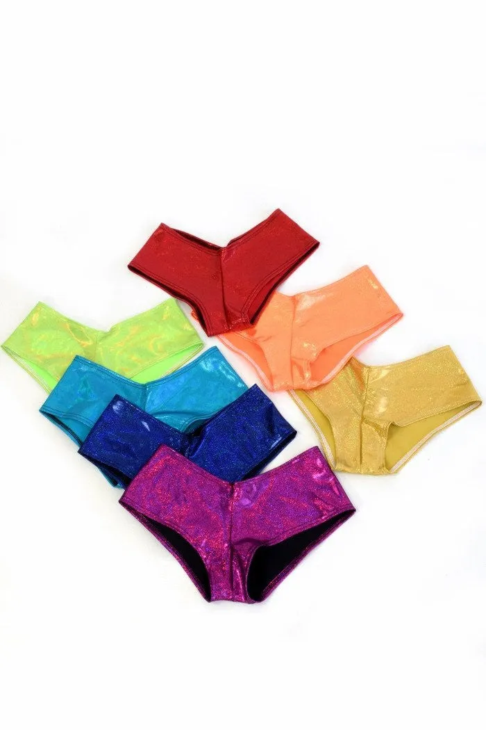 7PC "Rainbow Pack" Cheeky Booty Shorts