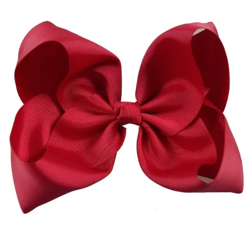 8 Inch bow hair clips