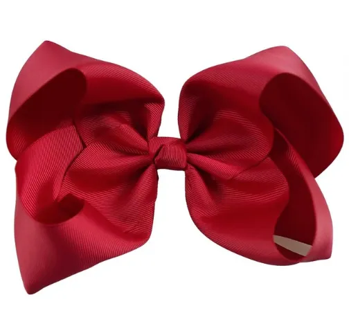 8 Inch bow hair clips