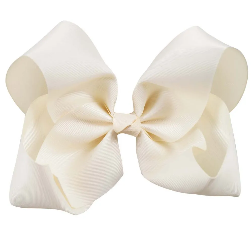 8 Inch bow hair clips