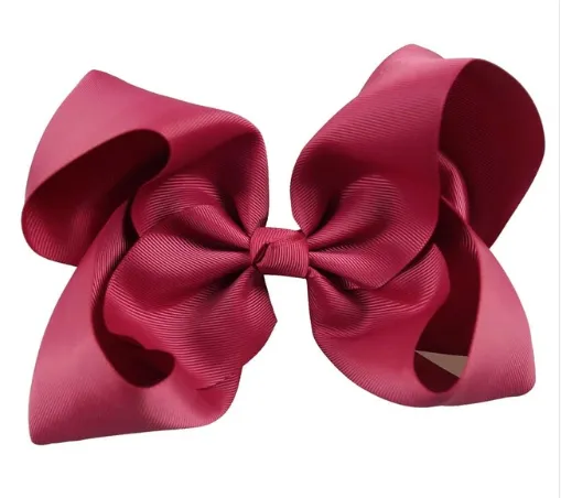 8 Inch bow hair clips