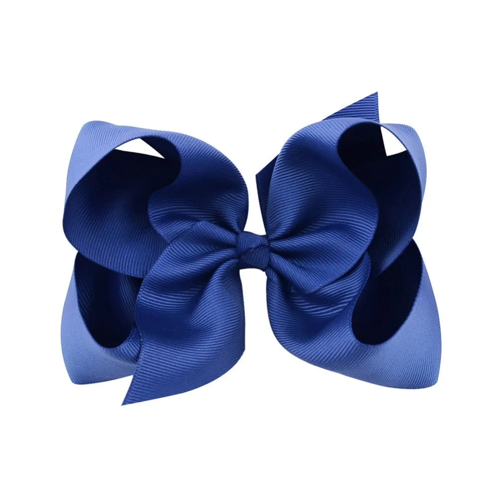 8 Inch bow hair clips