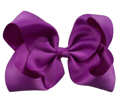 8 Inch bow hair clips