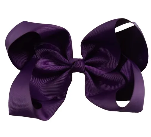 8 Inch bow hair clips