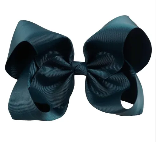 8 Inch bow hair clips