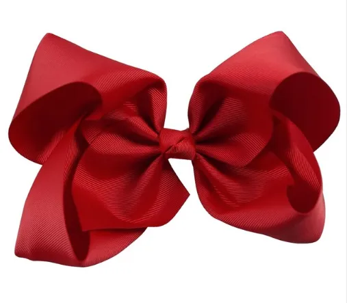 8 Inch bow hair clips