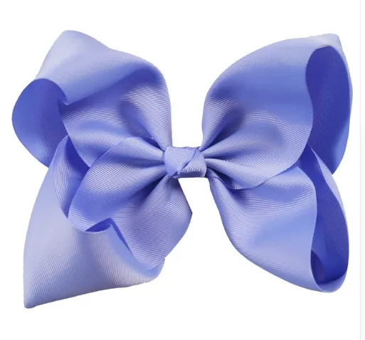 8 Inch bow hair clips