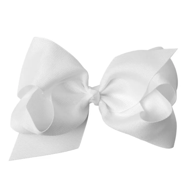 8 Inch bow hair clips