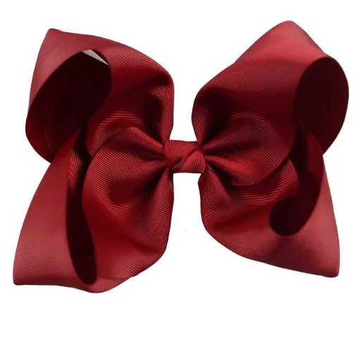 8 Inch bow hair clips