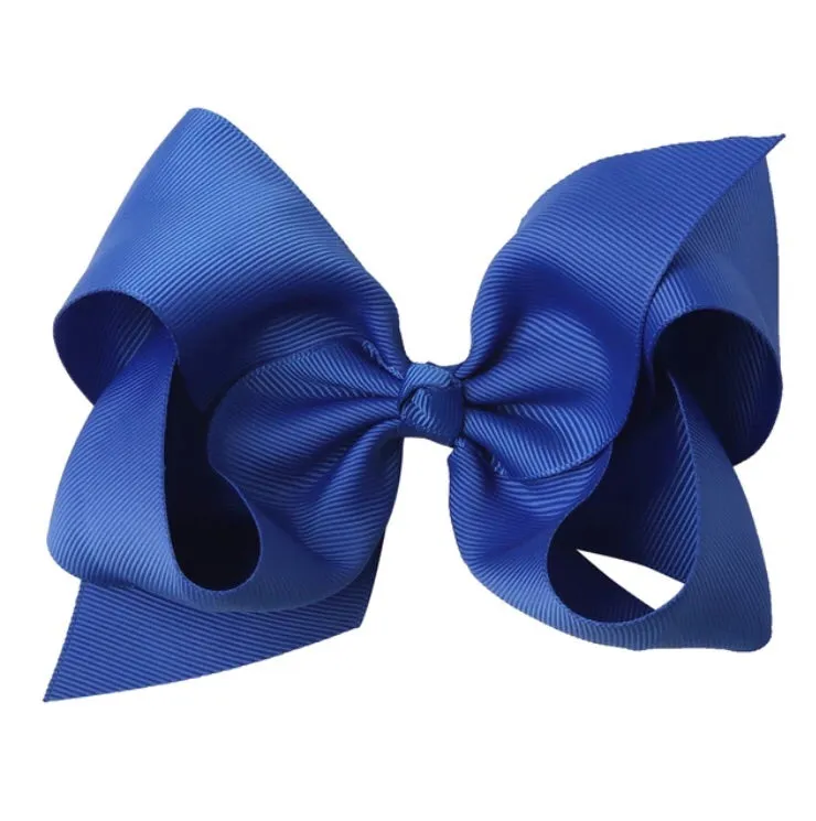 8 Inch bow hair clips