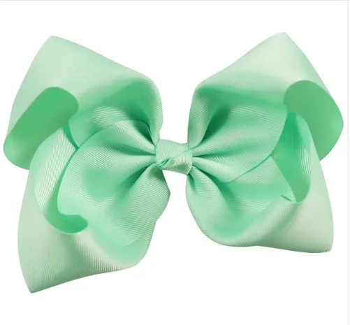 8 Inch bow hair clips