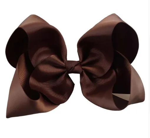 8 Inch bow hair clips