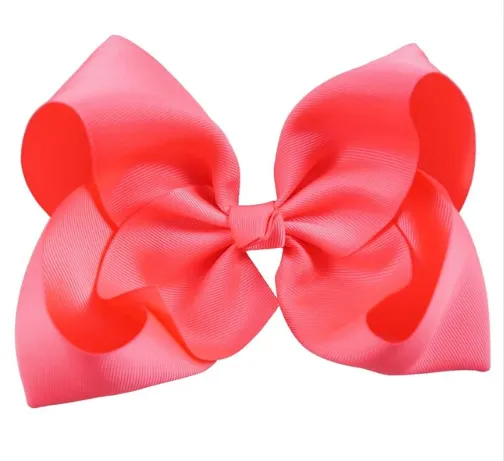 8 Inch bow hair clips