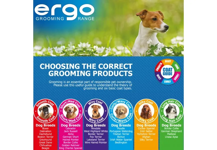 Ancol - Ergo Soft Bristle Dog Brush