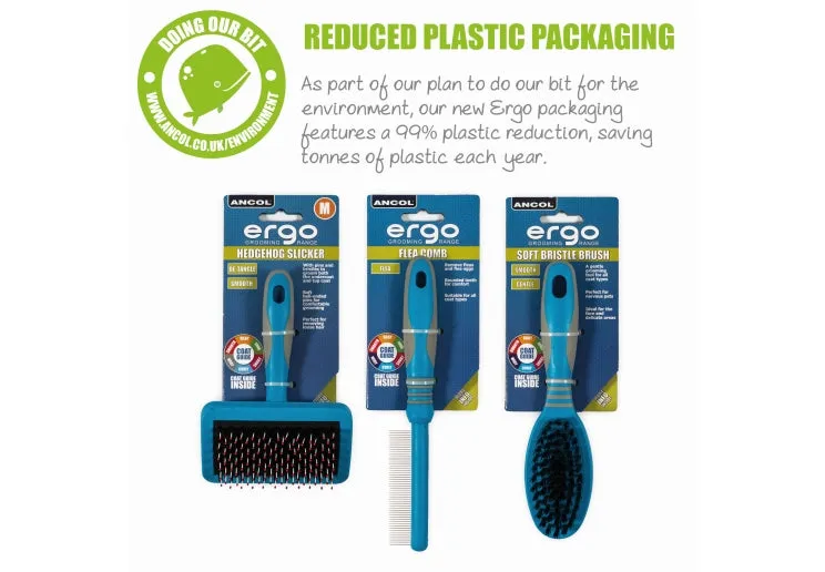 Ancol - Ergo Soft Bristle Dog Brush