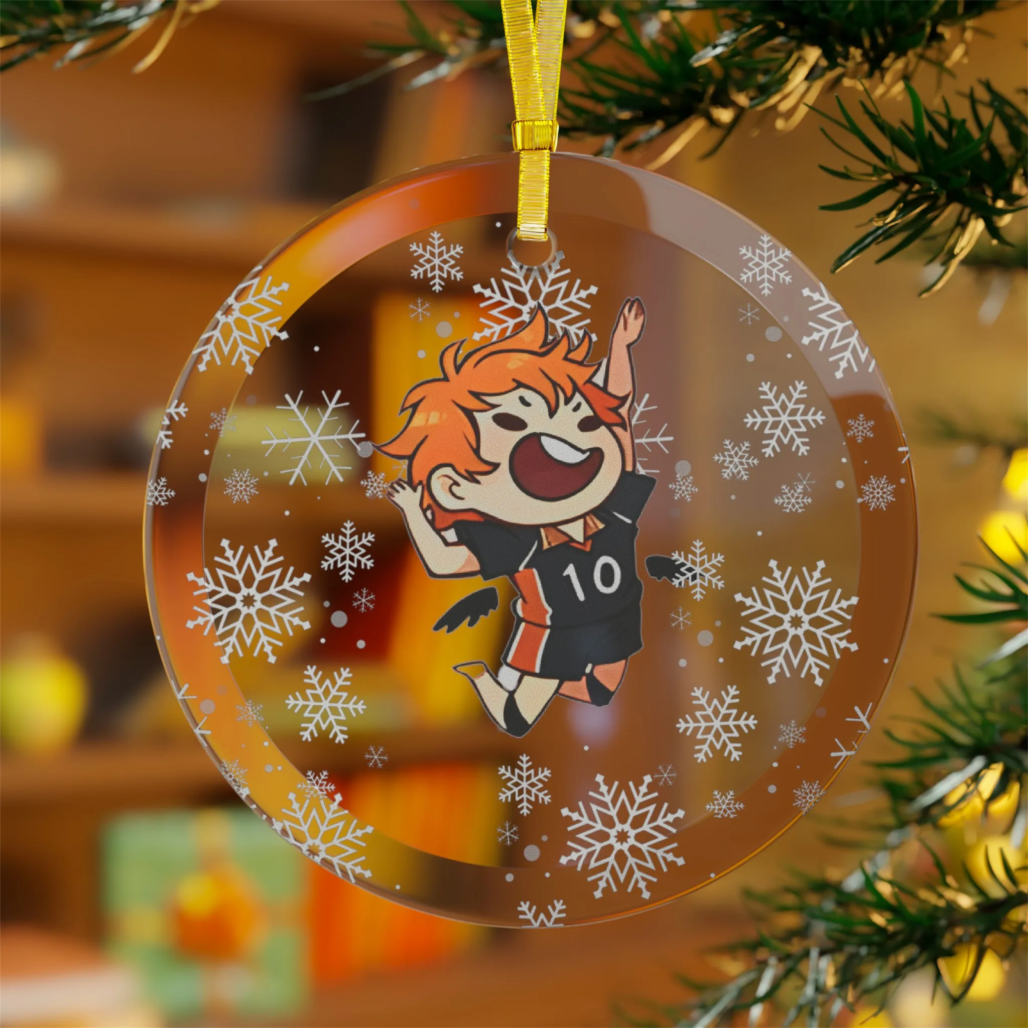 Anime Glass Ornament Sports Anime Lover Gift