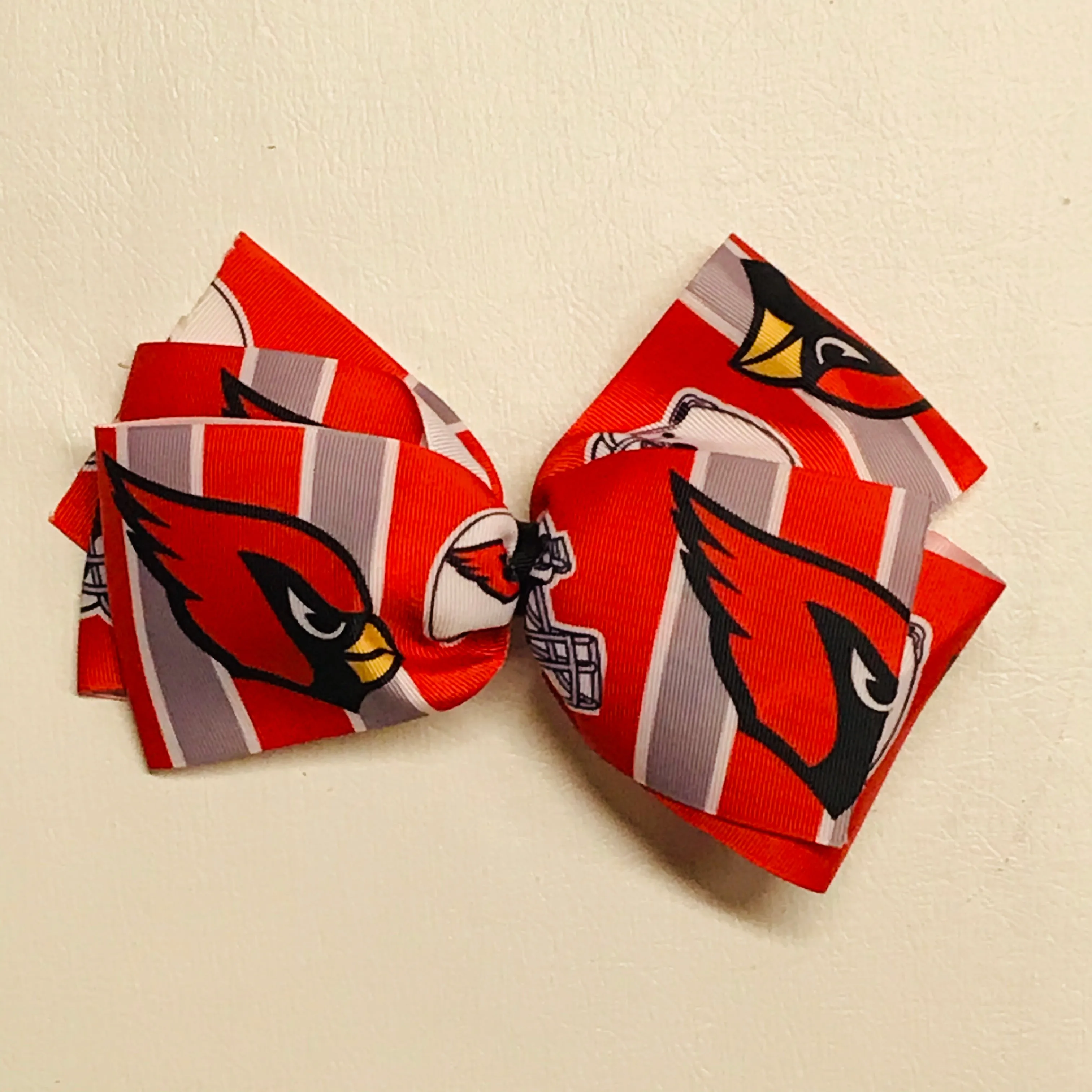 Arizona Cardinals Xtra Large Hand Made Hair Bow