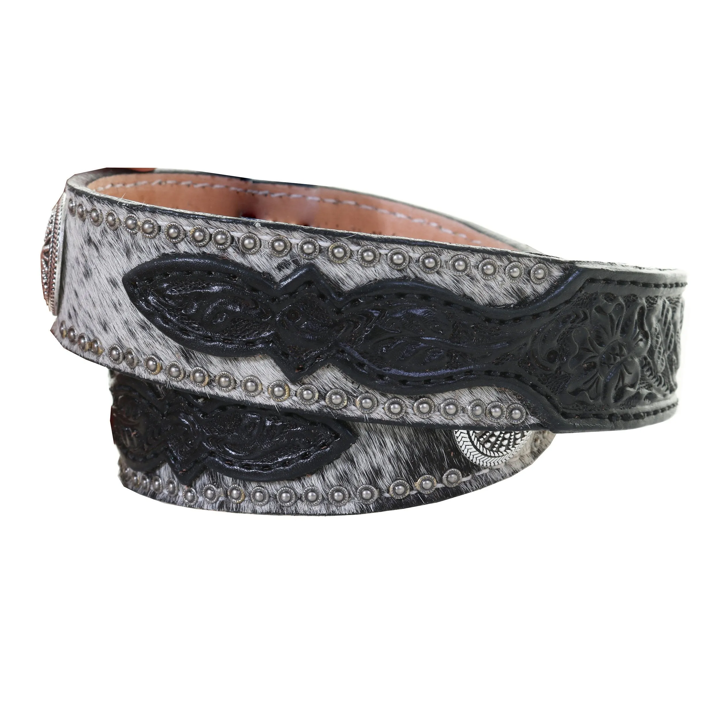 B1134 - Roan Cowhide Belt