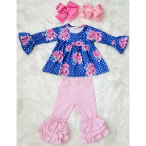 Blue & Pink Polka Dot Truffle Set