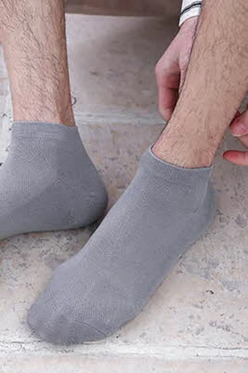 BREATHABLE SOLID COLOR COTTON SOCKS