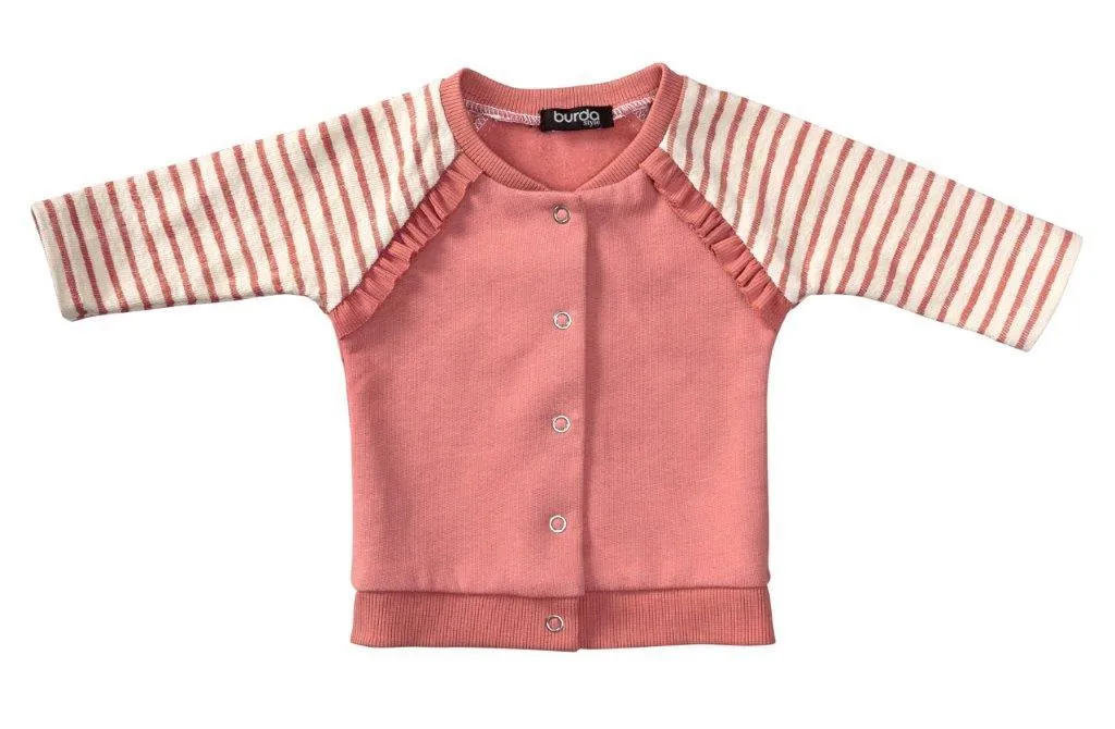 Burda Pattern 9297 Babies' Sweatjacket / Pull-on Trousers