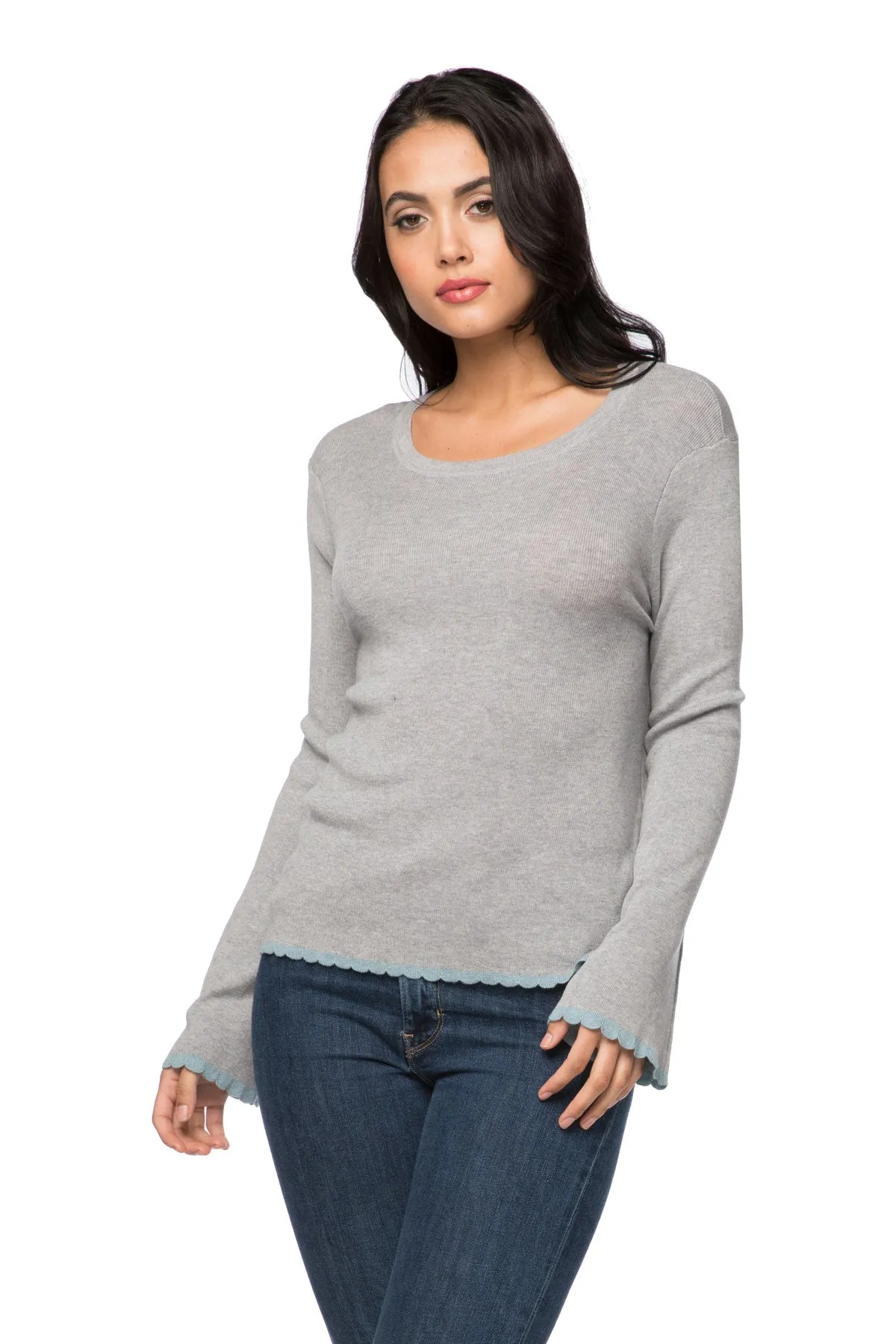 Charlotte Contrast Pullover