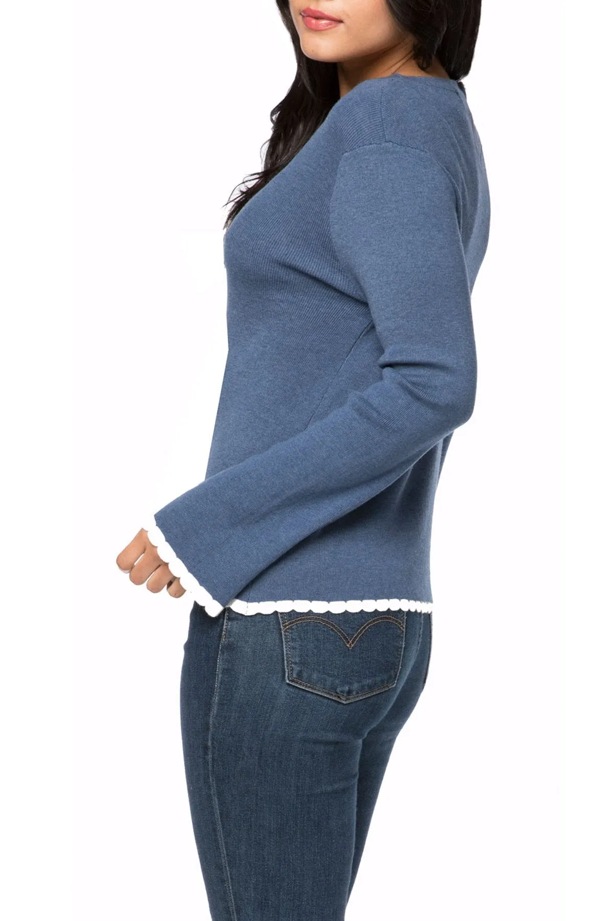 Charlotte Contrast Pullover