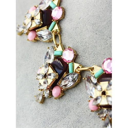 Colorful Rhinestone Bohemia Necklace