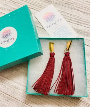 Colorful Tassel Earrings