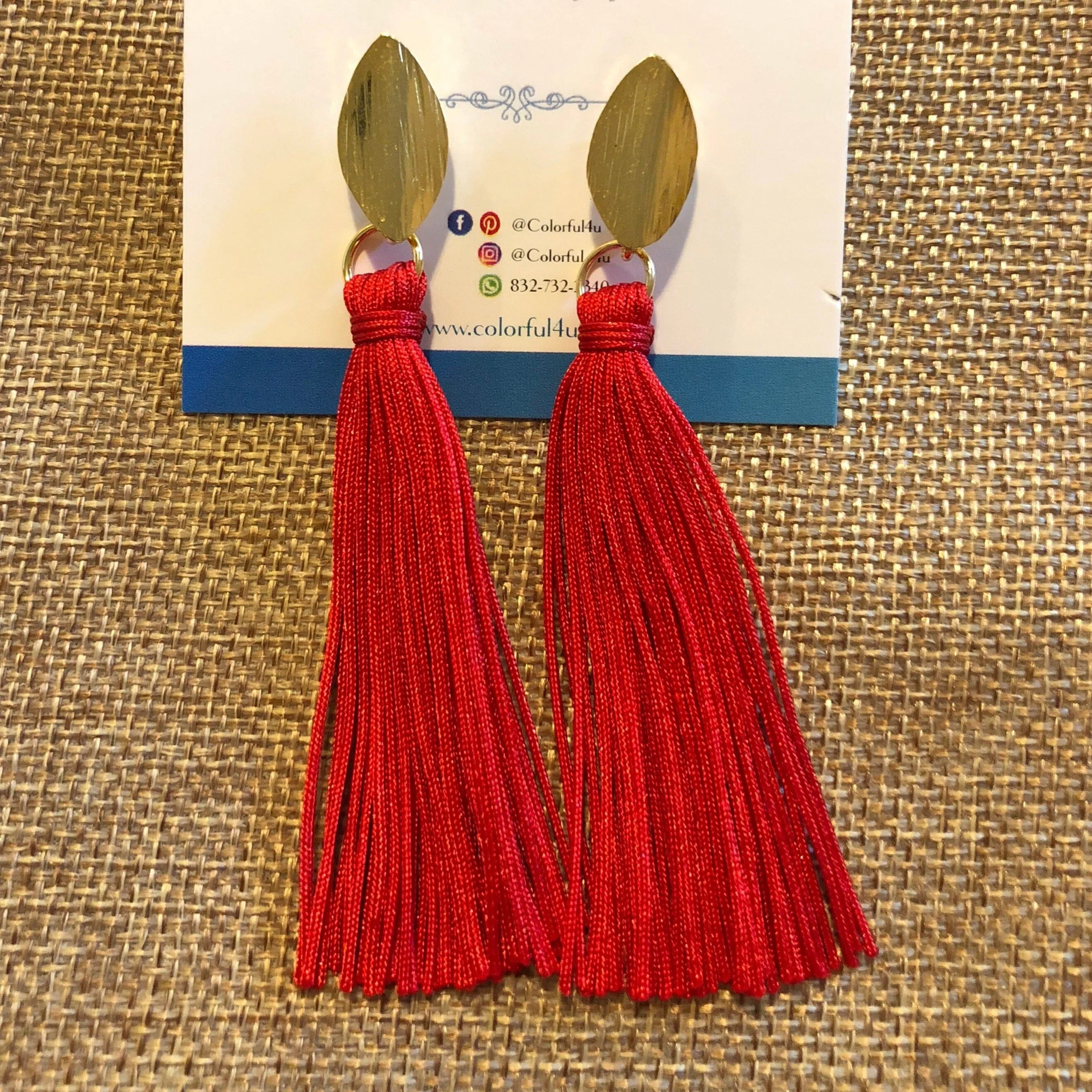 Colorful Tassel Earrings