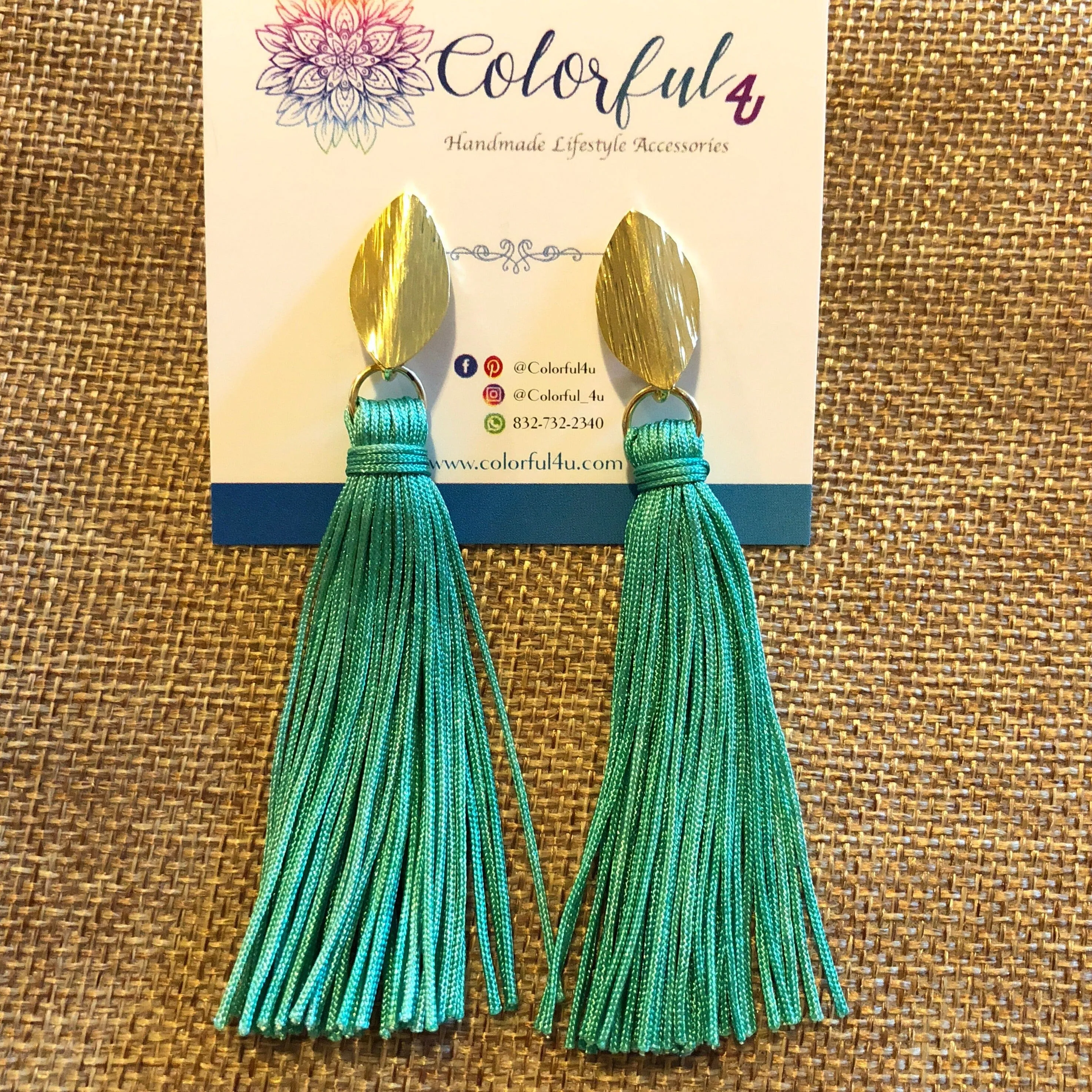 Colorful Tassel Earrings